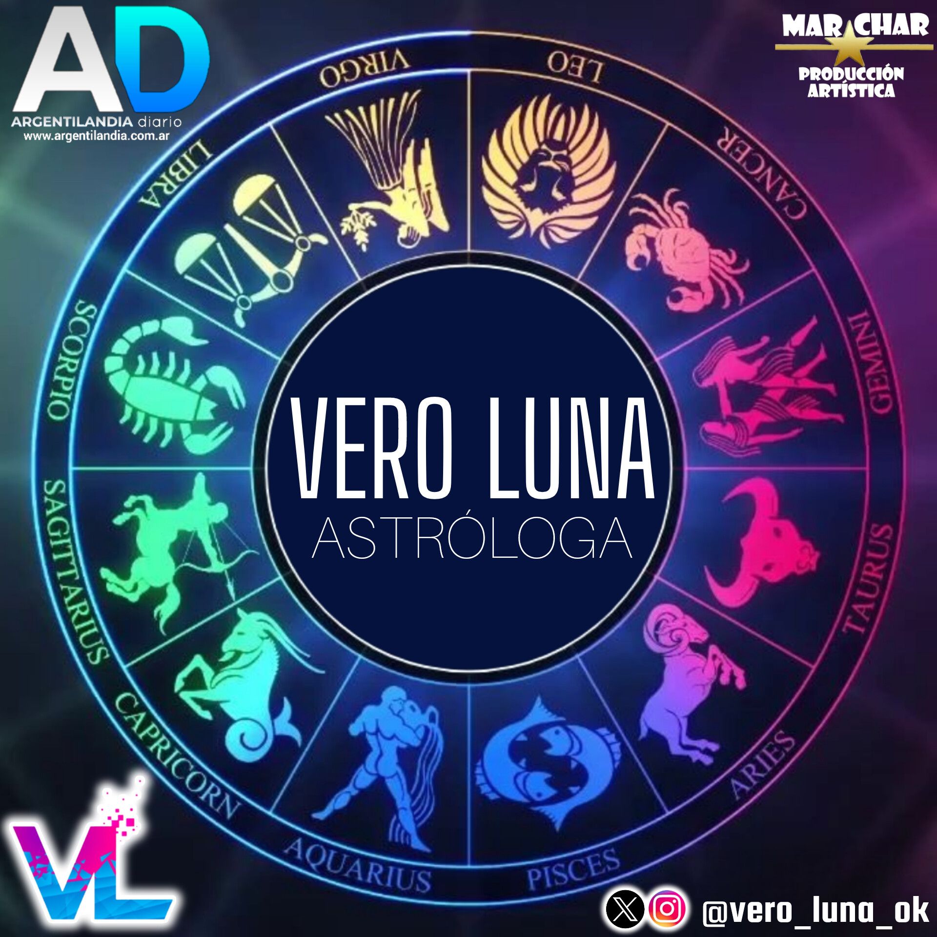Horoscopo DOMINGO 15 de septiembre de 2024 por VERÓNICA LUNA, ASTRÓLOGA.
